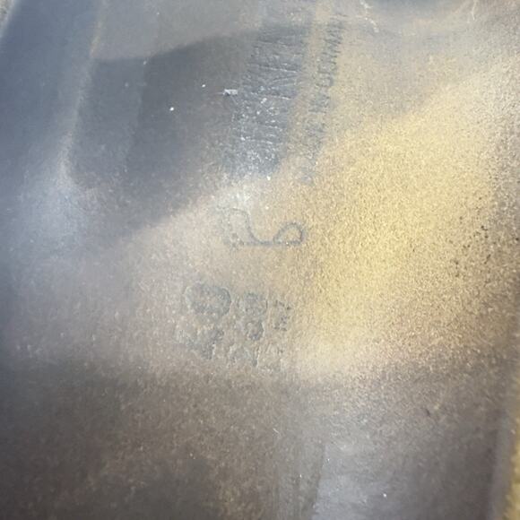 Birkenstock Womens Mayari Slip on Black Leather Sandals Size 40 USA 9/9.5 - Picture 6 of 7